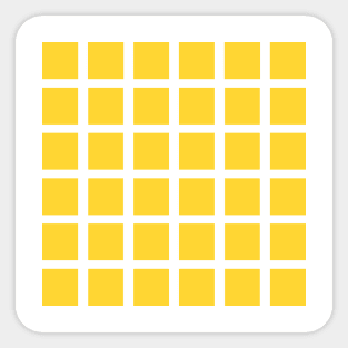 Grid Optical Illusion Sticker